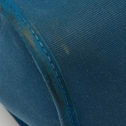 Pre Owned حقيبة هيرميس هيرباج زيپ 31 توال قماش بلو فريدا/أسود وفاش هانتر