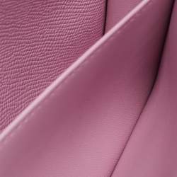 Pre Owned حقيبة هيرمس كونستانس III 24 سيلفستر جلد إبسوم موف إكسسوار ذهبي وردي 