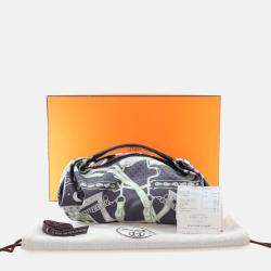 Pre Owned حقيبة هيرمس بالوسوي من حرير