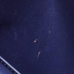 مملوكة مسبقًا حقيبة هيرمس كونستانس 18 ميني جلد إبسوم أزرق زفيري إكسسوار مطلي ذهبي