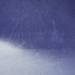 مملوكة مسبقًا حقيبة هيرمس كونستانس 18 ميني جلد إبسوم أزرق زفيري إكسسوار مطلي ذهبي