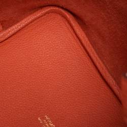 Pre Owned Hermes Capucine Togo Leather Picotin Lock 18 Bag