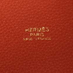 Pre Owned Hermes Capucine Togo Leather Picotin Lock 18 Bag