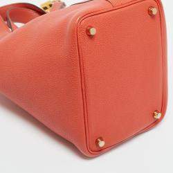 Pre Owned Hermes Capucine Togo Leather Picotin Lock 18 Bag