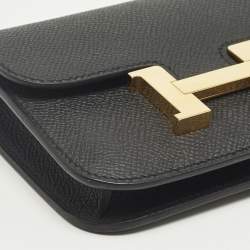 مملوكة مسبقًا محفظة هيرمس كونستانس سليم جلد إيفركولور فامبواز/روج سيلير