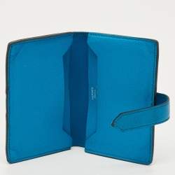 Pre Owned حاملة بطاقات هيرمس بيرن جلد أبسوم توسكا