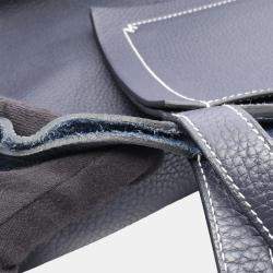 مملوكة مسبقًا حقيبة توت هيرمس ك�اباس سيلير 46 جلد توريلون كليمنس أزرق كحلي نافي بلو نوي