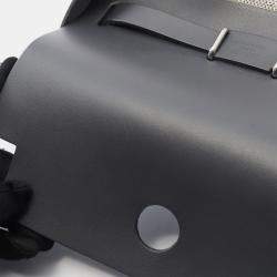 Pre Owned حقيبة هيرمس مينى إيكرو تويل H قماش جلد هنتر شوالدر