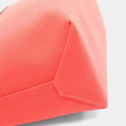 مملوكة مسبقًا حقيبة توت هيرمس ستيبل 25 قماش توال عسكري بني أحمر جلد سويفت