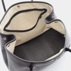 Pre Owned Hermes Garden Party 36 Black Negonda Leather Tote Bag