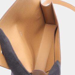 Pre Owned Hermes Hermesnap Go Biscuit Epsom Leather Shoulder Bag