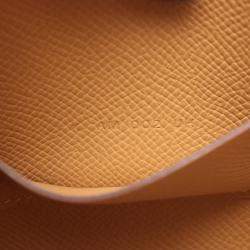 Pre Owned Hermes Hermesnap Go Biscuit Epsom Leather Shoulder Bag