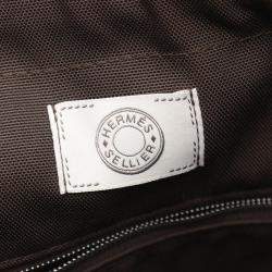 مملوكة مسبقًا حقيبة يد هيرمس ساك دي بانساج جروم بوردو تويليتاري توت عسكرية