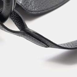 مملوكة مسبقًا Hermes Lindy 30 Black Taurillon Clemence Leather Shoulder Bag