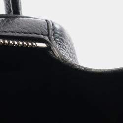مملوكة مسبقًا Hermes Lindy 30 Black Taurillon Clemence Leather Shoulder Bag