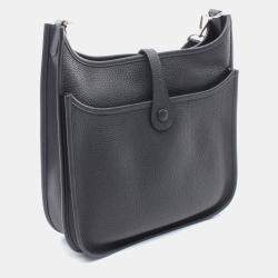 Pre Owned حقيبة هيرمس إيفلين 29 كتف جلد كليمنس توريلون أسود