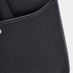 Pre Owned حقيبة هيرمس إيفلين 29 كتف جلد كليمنس توريلون أسود