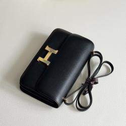 Pre Owned Hermes Constance Elan Black Epsom Leather with Gold Hardware