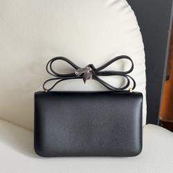 Pre Owned Hermes Constance Elan Black Epsom Leather with Gold Hardware