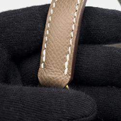 Pre Owned Hermes Kelly Sellier Etoupe Epsom Size 28