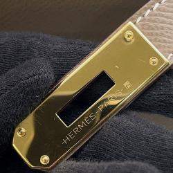 Pre Owned Hermes Kelly Sellier Etoupe Epsom Size 28