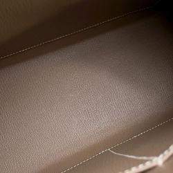 Pre Owned Hermes Kelly Sellier Etoupe Epsom Size 28