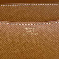 Pre Owned Hermes Constance 3 Miroir Gold Epsom Size Mini