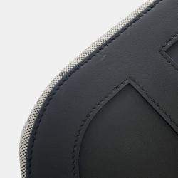 Pre Owned حقيبة هيرمس إن ذا لوب قماش إكرو/أسود سويفت جلد مقاس 23