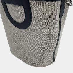 Pre Owned حقيبة هيرمس إن ذا لوب قماش إكرو/أسود سويفت جلد مقاس 23