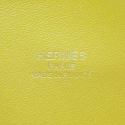 Pre Owned حقيبة هيرمس بوليد 1923 لايم شيفر مايوزوري جلد ماعز حجم ميني