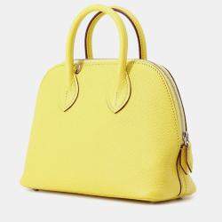 Pre Owned حقيبة هيرمس بوليد 1923 لايم شيفر مايوزوري جلد ماعز حجم ميني