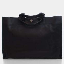 مملوكة مسبقًا حقيبة هيرمس ساك بيرلنت 40 جلد كليمنس أسود