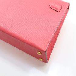 Pre Owned Hermes Rose Azalea Chevre Mysore Mini Kelly 20