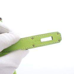 مملوكة مسبقًا حقيبة هيرمس بيركن 30 جلد إيبسوم كيوي كاندي