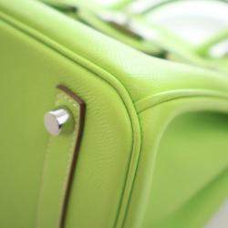 مملوكة مسبقًا حقيبة هيرمس بيركن 30 جلد إيبسوم كيوي كاندي