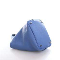 مملوكة مسبقًا Hermes Bleu Azur Clemence Picotin Lock 18