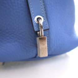 مملوكة مسبقًا Hermes Bleu Azur Clemence Picotin Lock 18