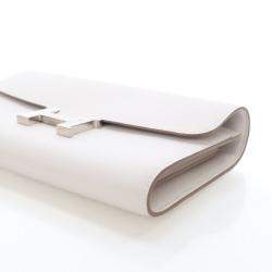 مملوكة مسبقًا Hermes Gris Perle Epsom Constance To Go Wallet