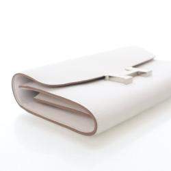 مملوكة مسبقًا Hermes Gris Perle Epsom Constance To Go Wallet