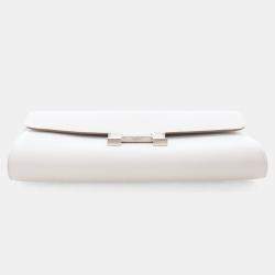 مملوكة مسبقًا Hermes Gris Perle Epsom Constance To Go Wallet