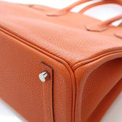 Pre Owned حقيبة هيرمس بيركين توغو برتقالي 30