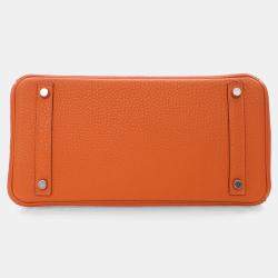 Pre Owned حقيبة هيرمس بيركين توغو برتقالي 30