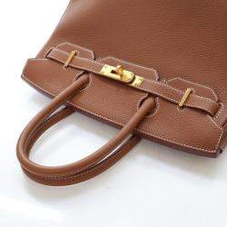 Pre Owned حقيبة هيرمس بيركن 30 توغو ذهبي