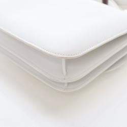 Pre Owned حقيبة هيرميس كونستانس ميني أبيض سويفت 18