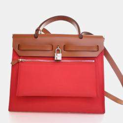 Pre Owned حقيبة هيرمس بوغنفيلية تويلي هيرباج زيب 31