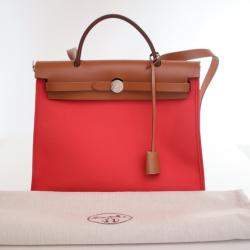 Pre Owned حقيبة هيرمس بوغنفيلية تويلي هيرباج زيب 31
