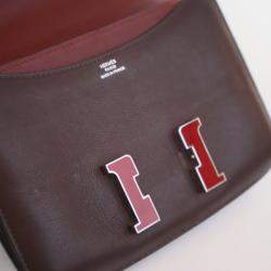 Pre Owned حقيبة هيرميس كونستانس 18 جلد سويفت روج سيليير