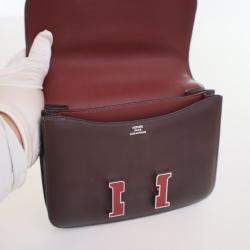 Pre Owned حقيبة هيرميس كونستانس 18 جلد سويفت روج سيليير