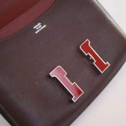 Pre Owned حقيبة هيرميس كونستانس 18 جلد سويفت روج سيليير