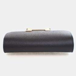 Pre Owned Hermes Noir Epsom Constance Slim Wallet